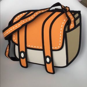 Jump from Paper small orange crossbody