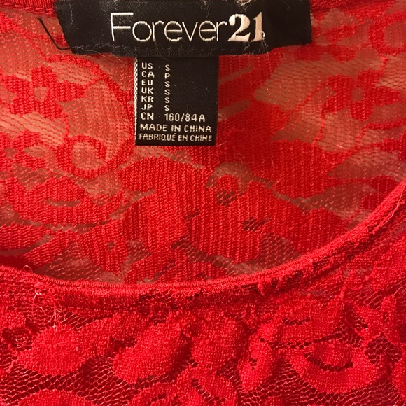 Red long sleeve shirt - Picture 3 of 3