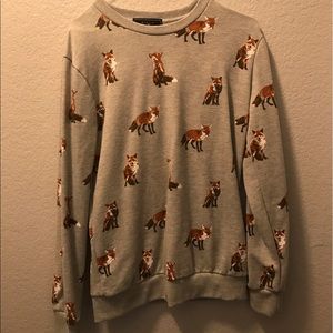 Forever 21 fox sweater