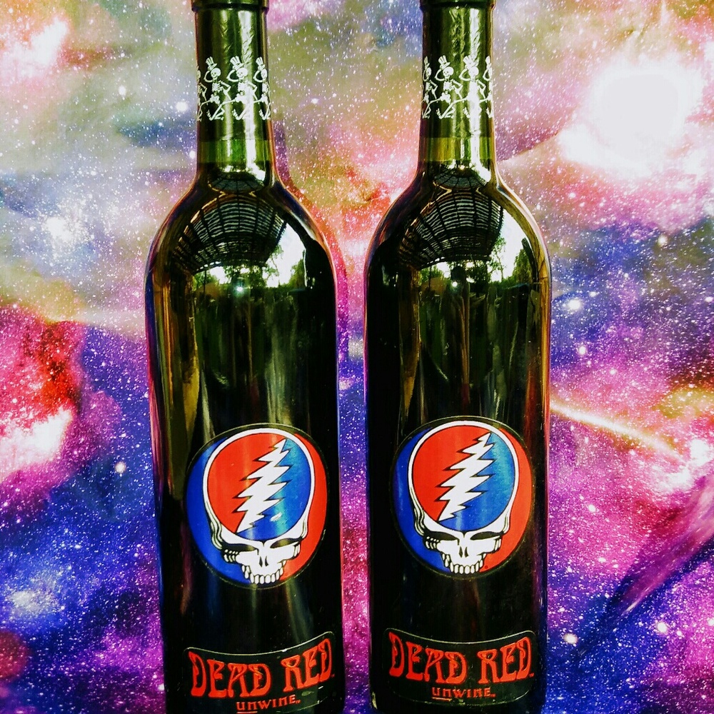 Grateful Dead DEAD RED Unwine FIRST EDITION 1996