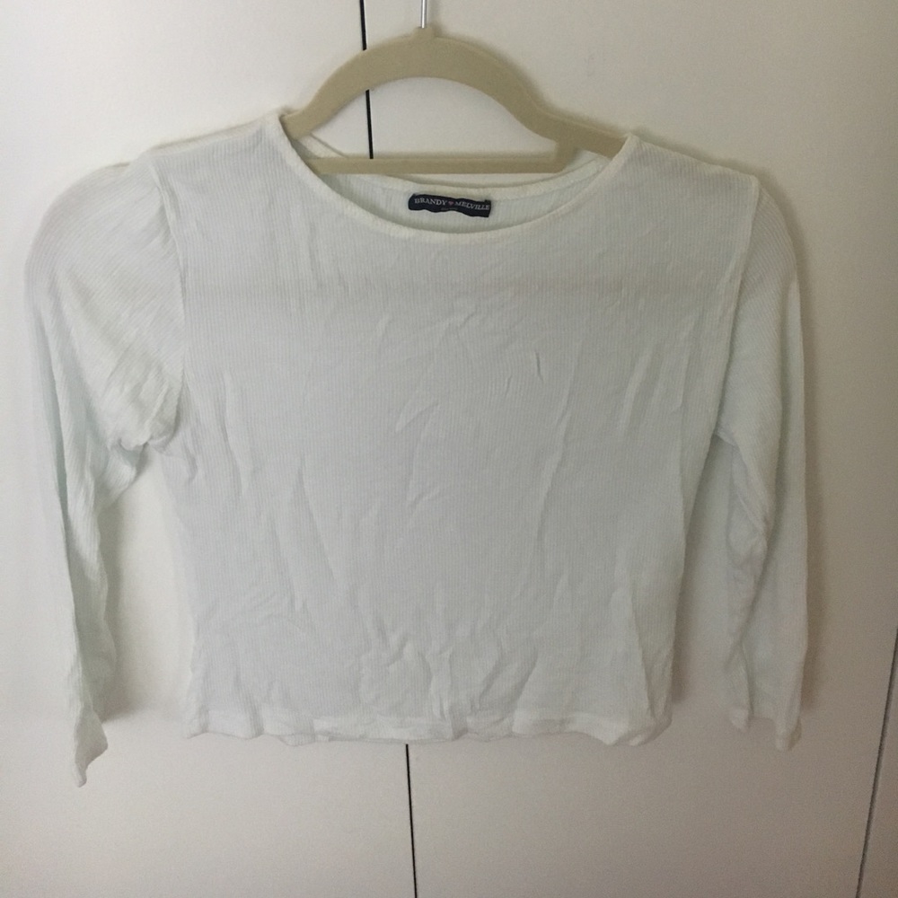 white crop top