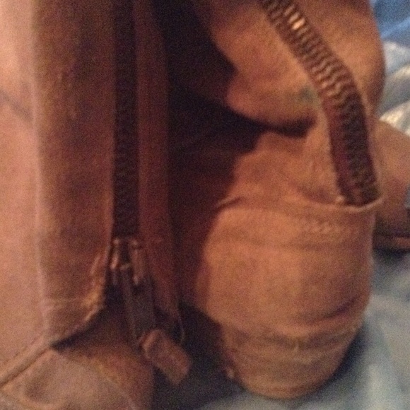 Taupe Suede Over the Knee Boots - Picture 2 of 2