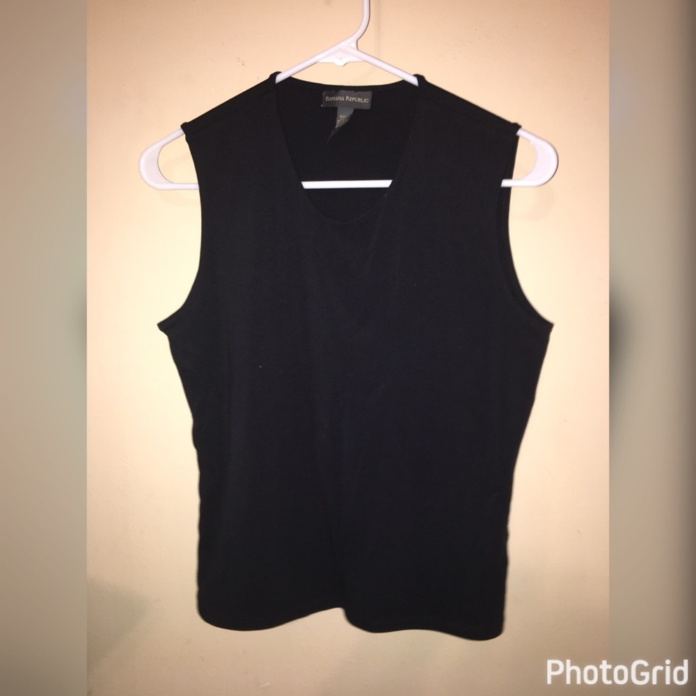 Banana Republic black blouse