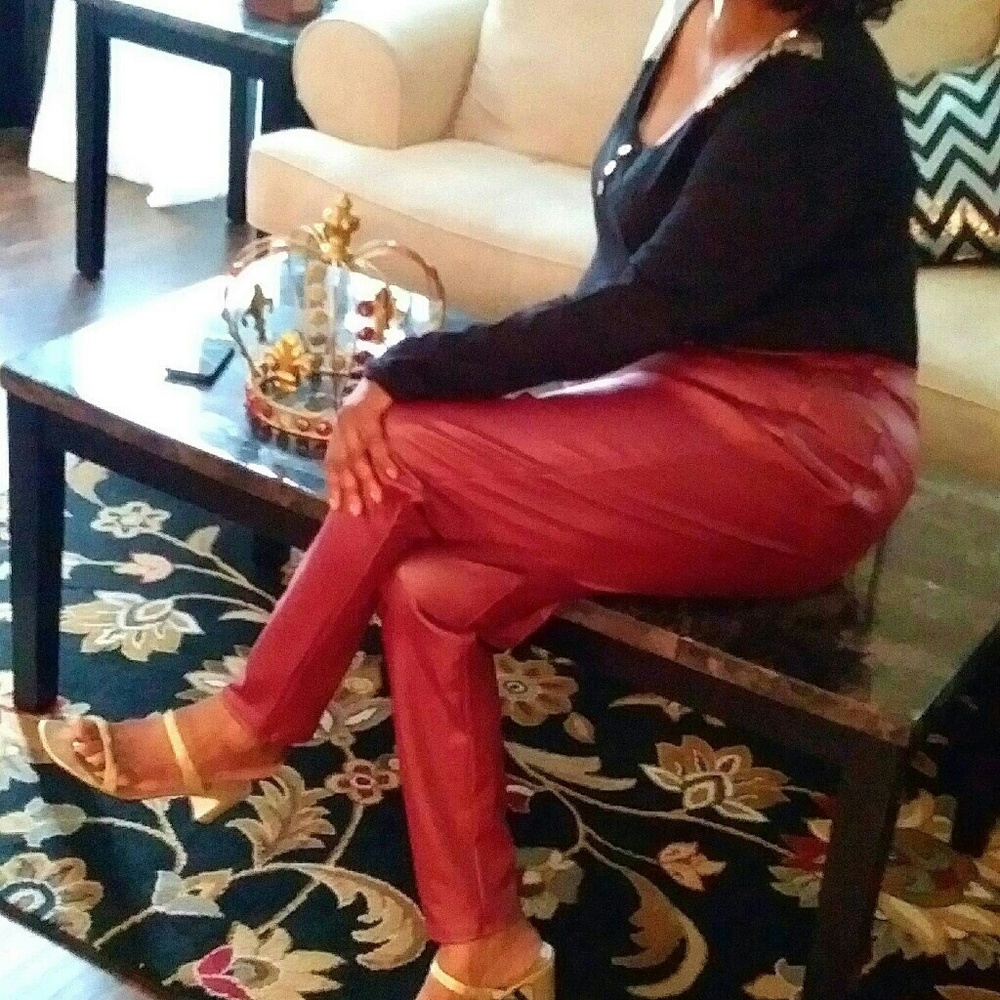 Faux Leather pants..New without tags
