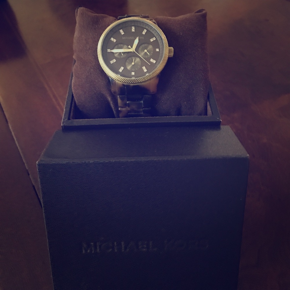 Michael Kors tortoise shell ladies watch