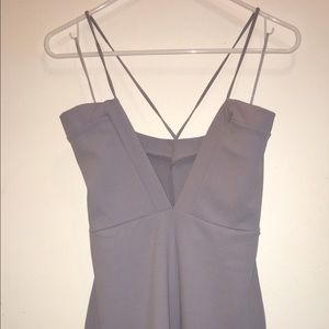 Missguided Strappy Cross Front Mini Dress