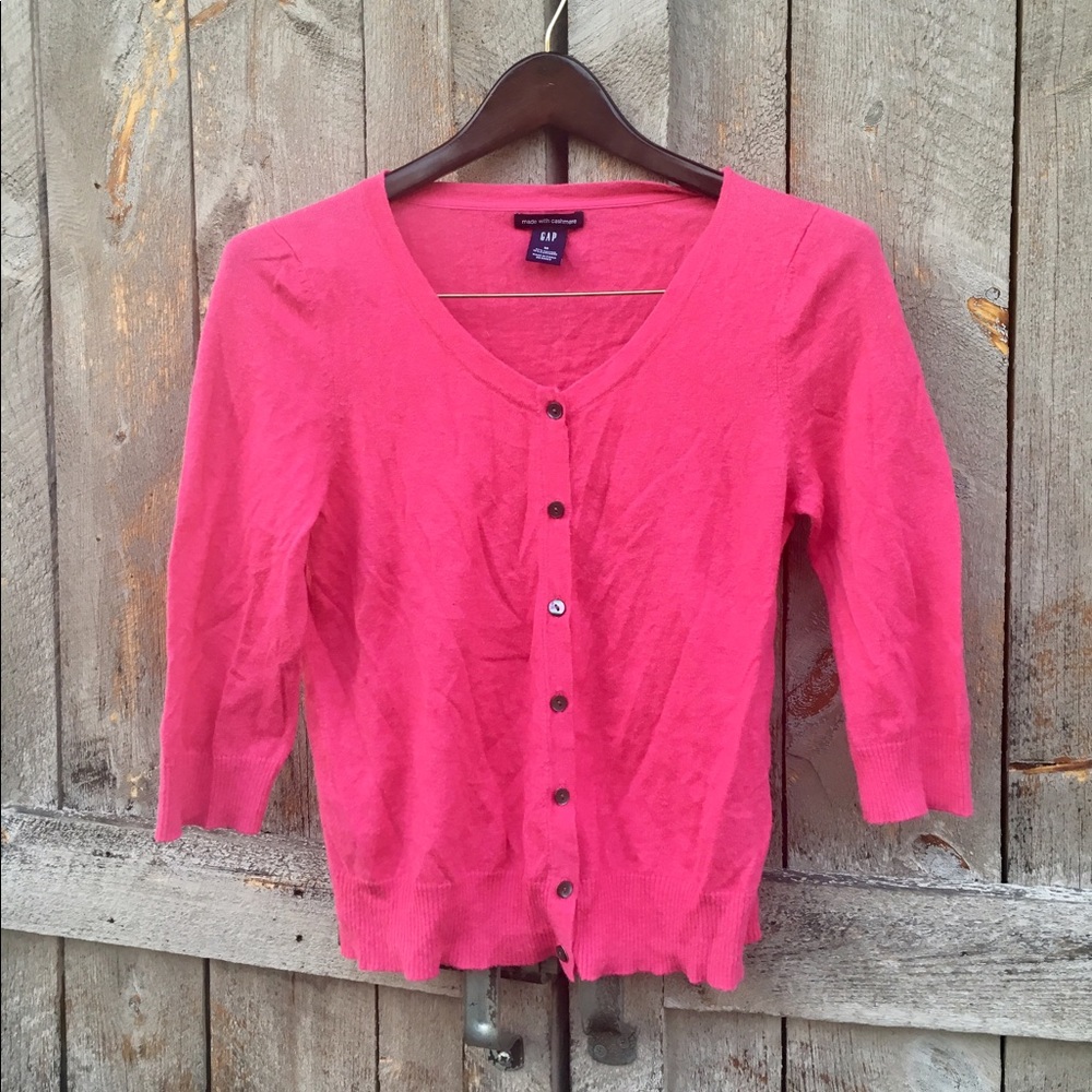 Pink Cashmere Cardigan 🌷