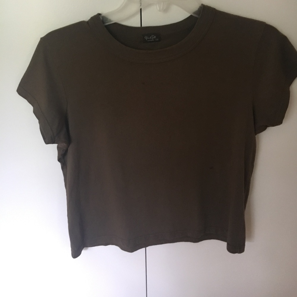 army green tee