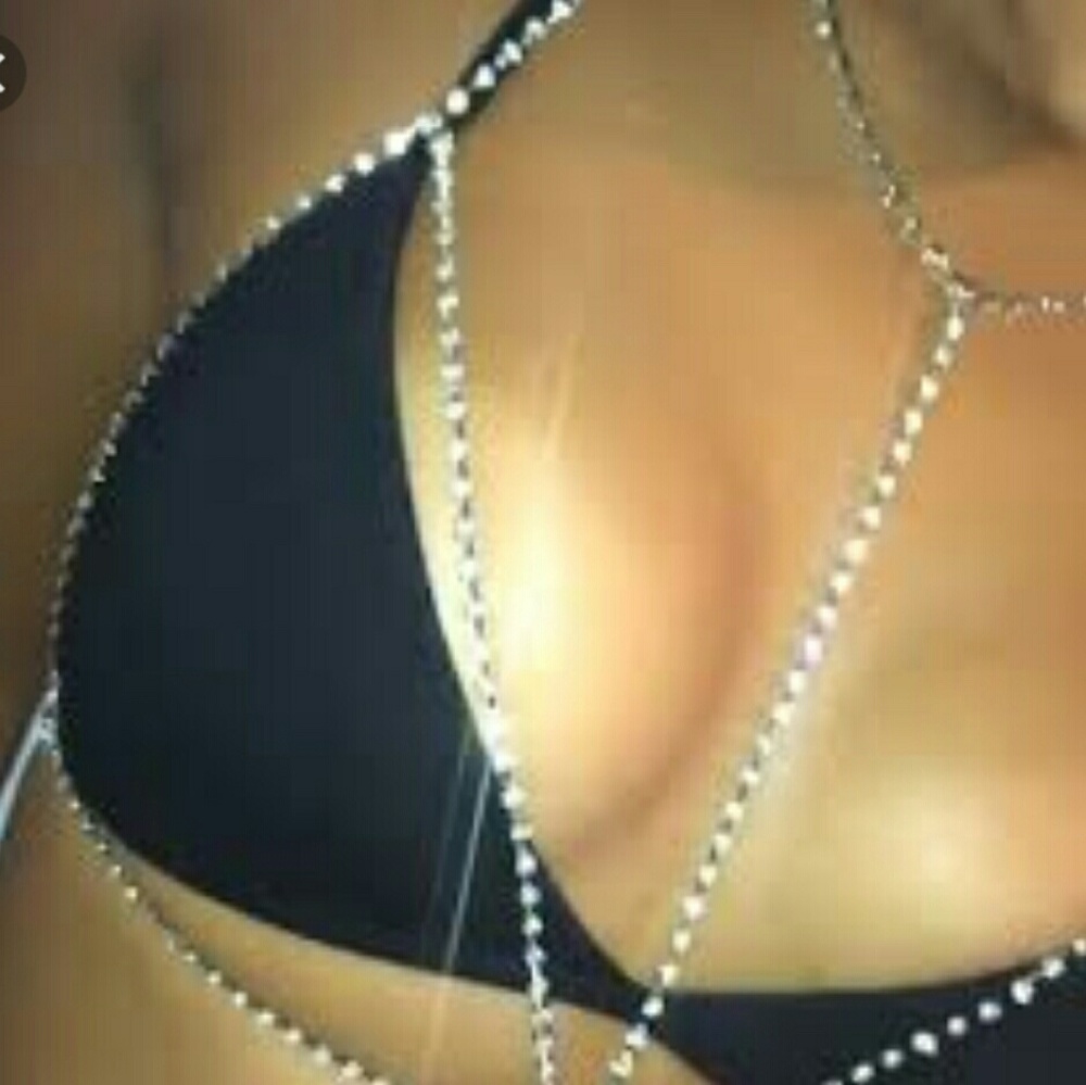 Bra chain. Rhinestone chain - Picture 2 of 2