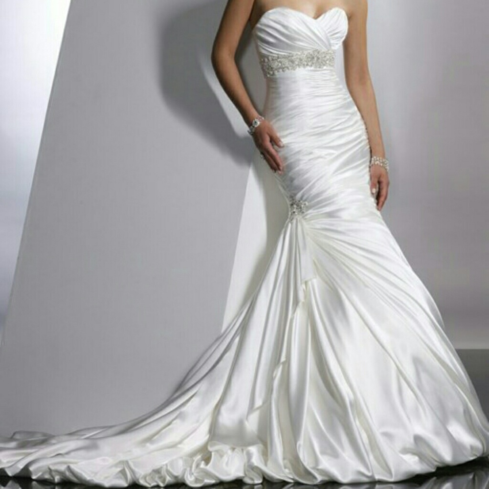 Maggie Sottero Sweetheart Mermaid Satin Gown
