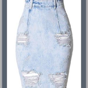High Waist Jeans Skirt! 🛍