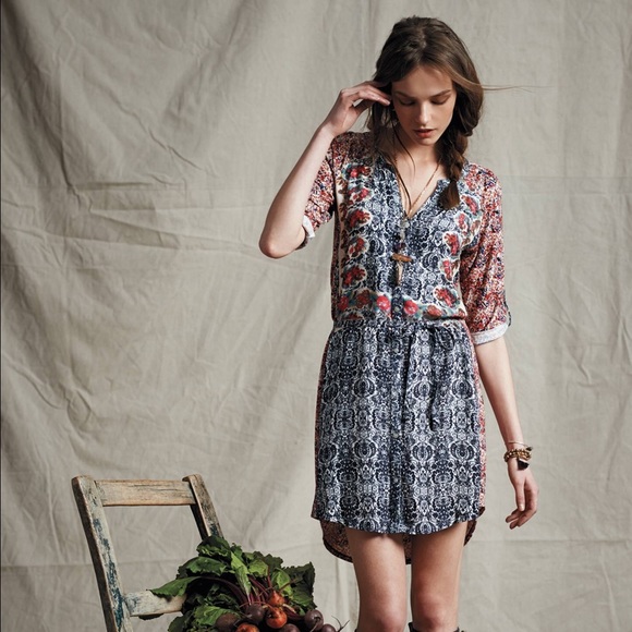 Anthropologie Dresses & Skirts - Anthropologie Tiny Perenne Floral Shirt Dress M