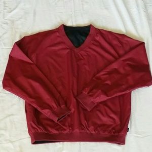 Wedge Mens Reversible Golf Pullover Windbreaker