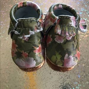Floral Camo Moccasins