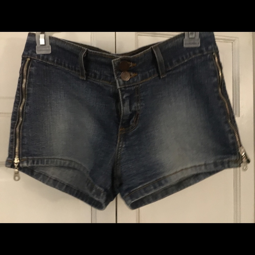 Denim shorts