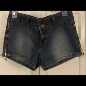 Denim shorts