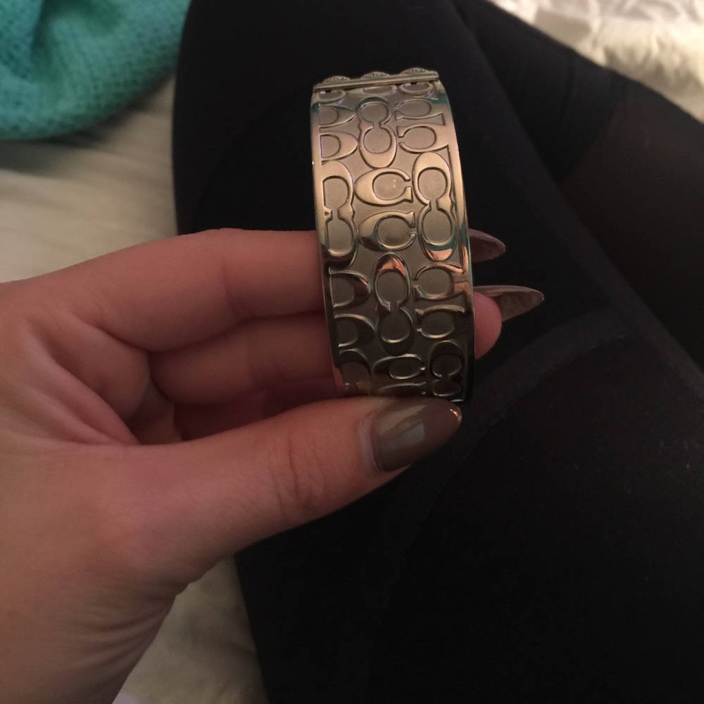 Coach silver bracelet