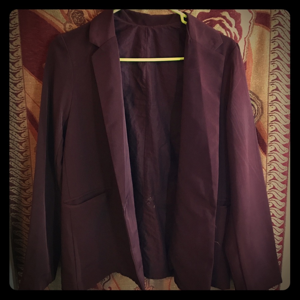 American Apparel Red/Burgundy Blazer