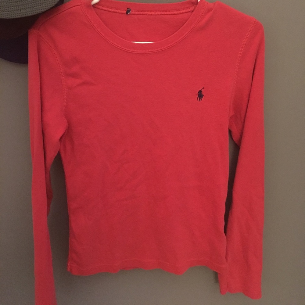 ❗️Ralph Lauren red long sleeve❗️