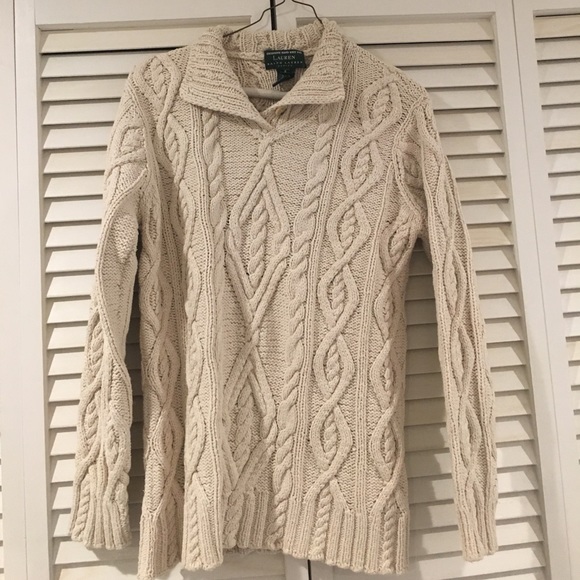 Exclusive Hand Knit Ralph Lauren Sweater - Picture 1 of 4