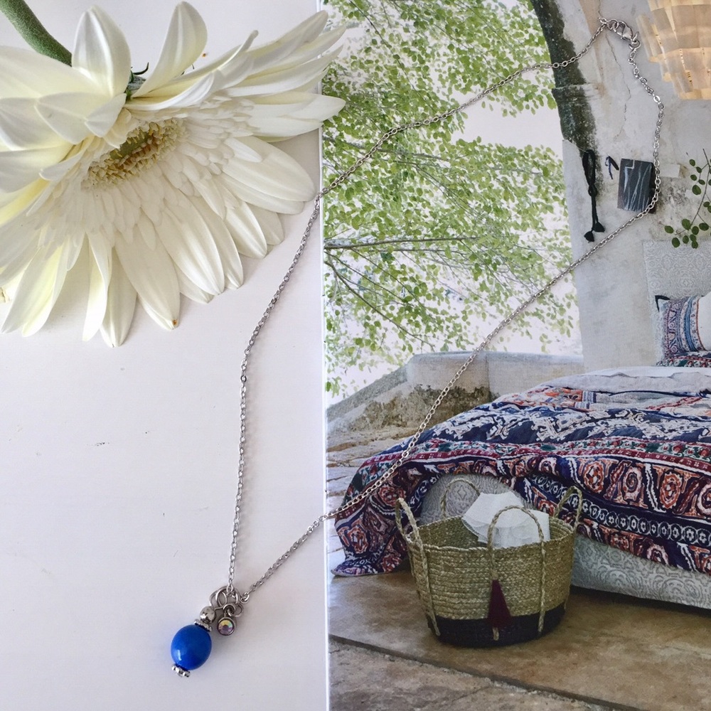 Seaside Cobalt Blue Necklace
