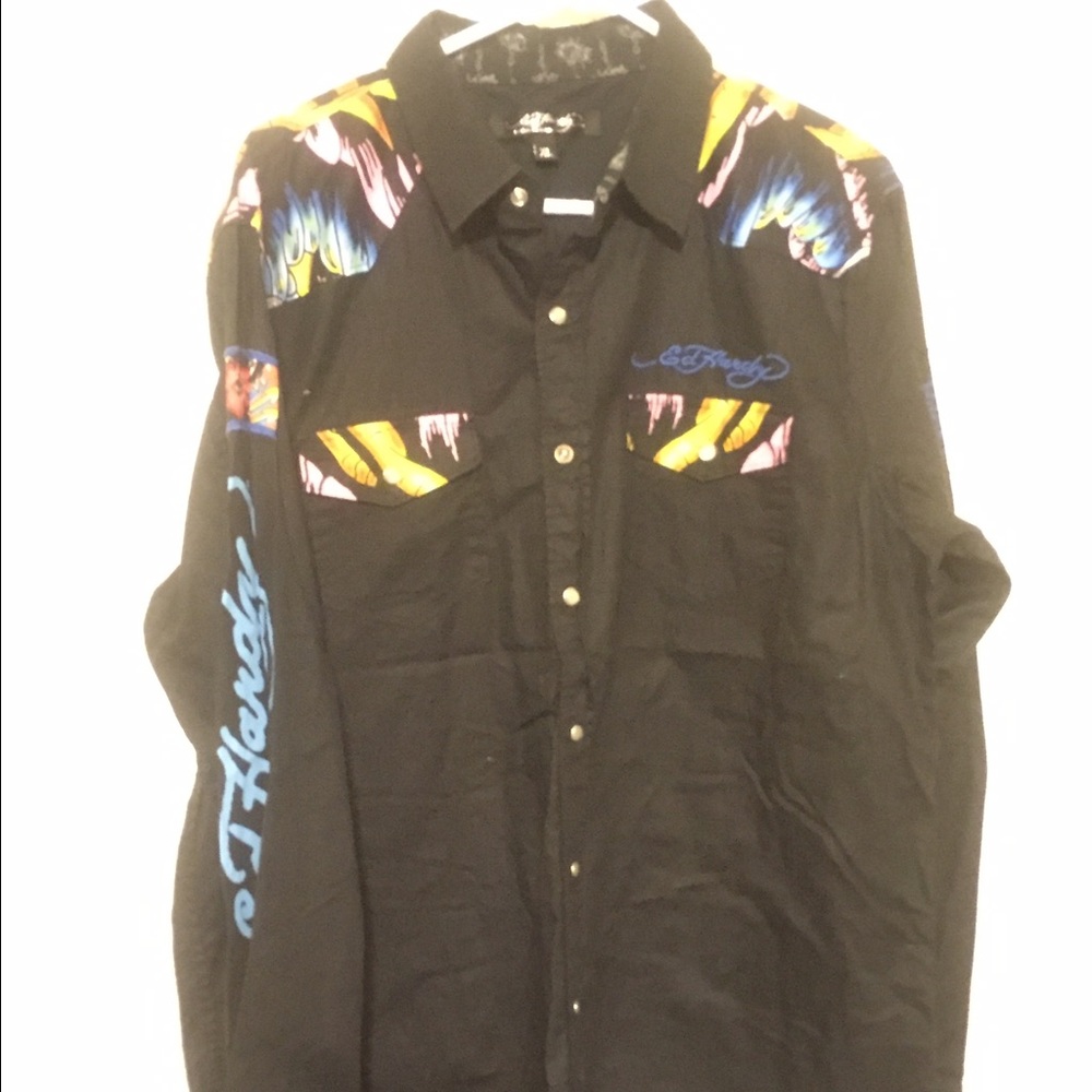 Ed hardy men's dress shirt