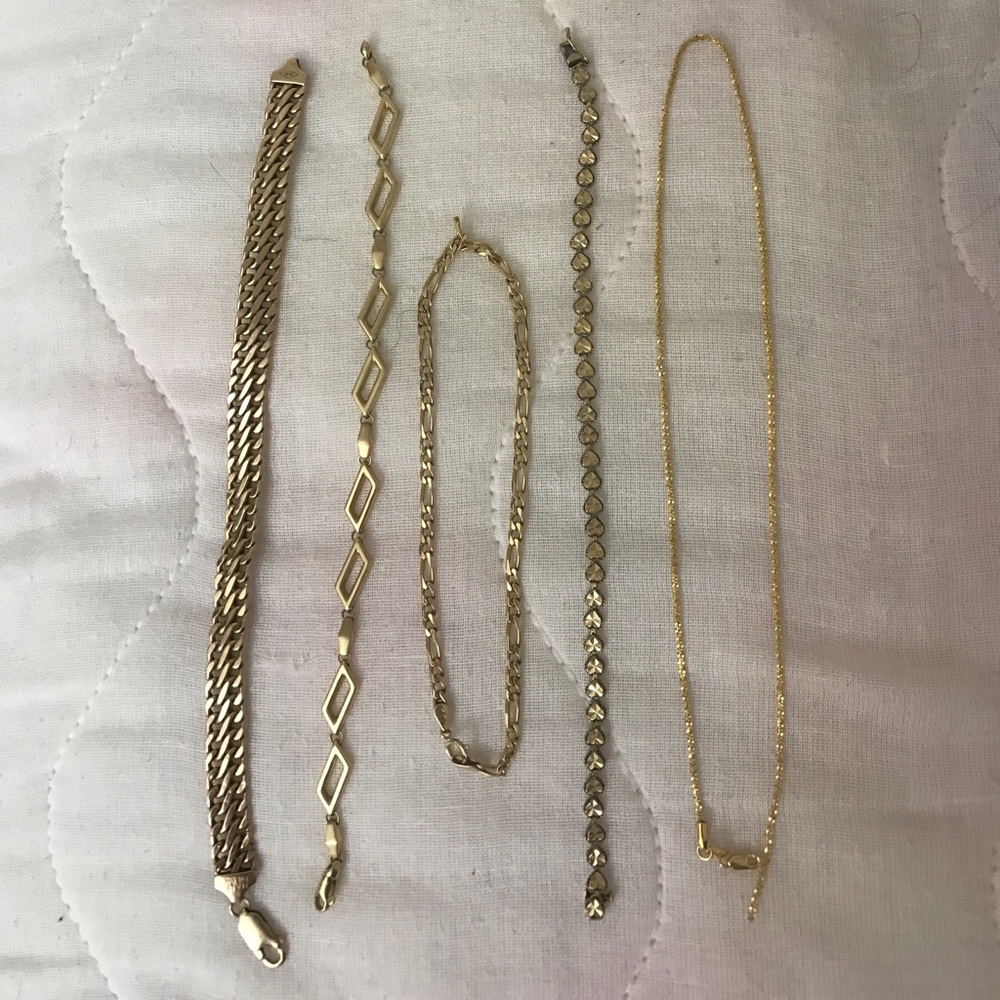 14 it gold bracelet