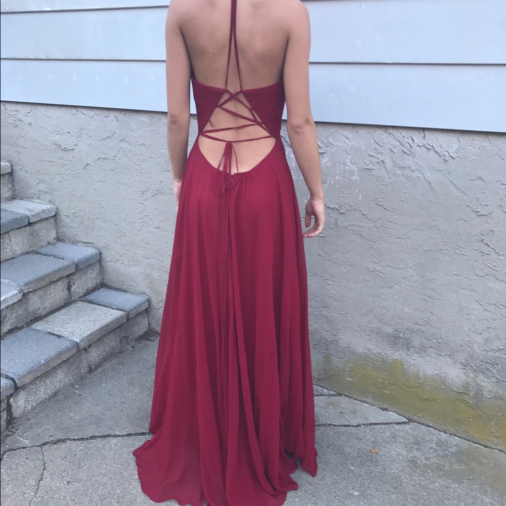 RED PROM DRESS ! - Picture 3 of 5