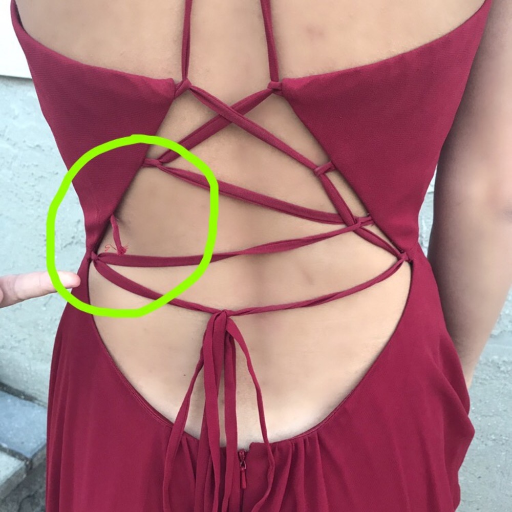RED PROM DRESS ! - Picture 4 of 5