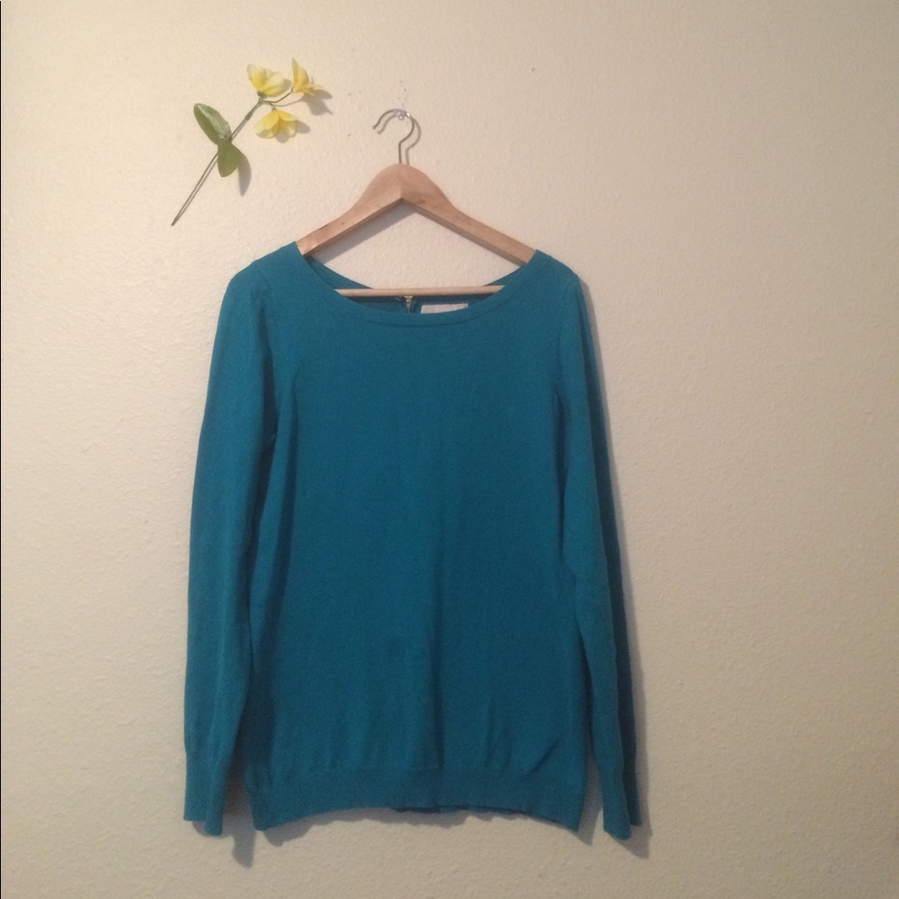 Banana Republic Teal Blue Spring Sweater Medium