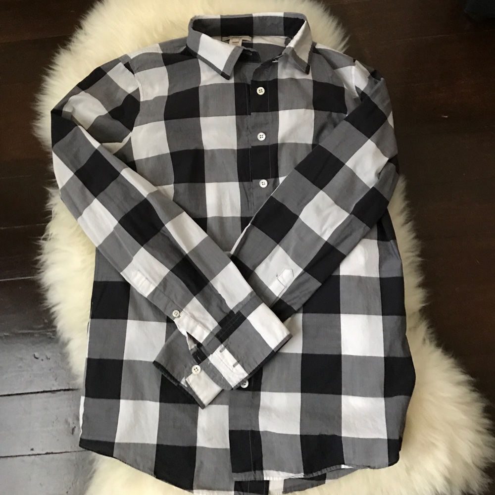 J. CREW GINGHAM 👚