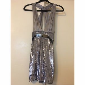 Bebe Sequin Party Dress