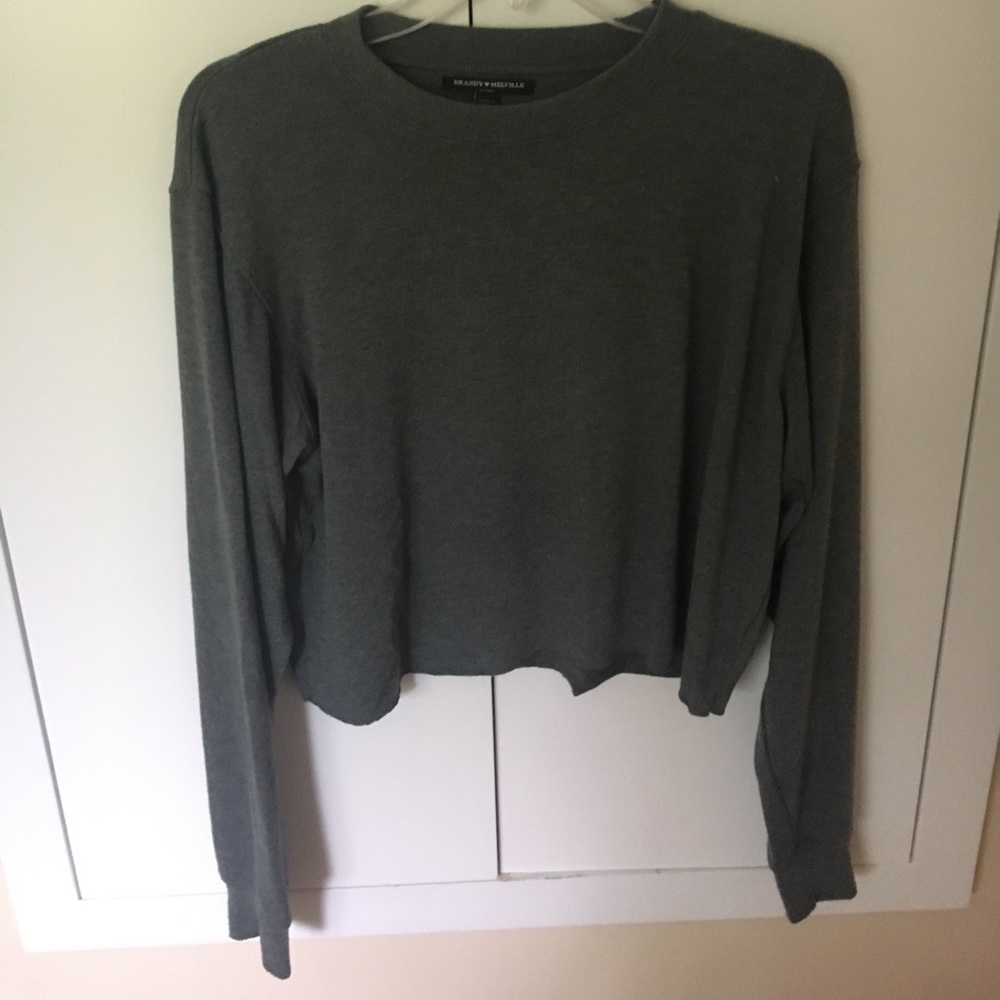 dark green sweater