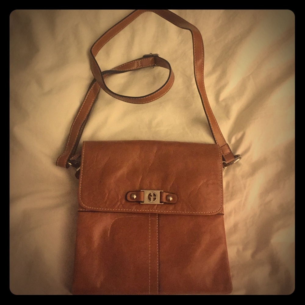 Brown Giani Bernini cross body