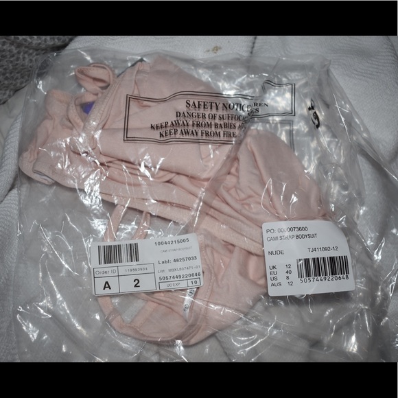 ⭐️FINAL DAY ! NWT rose Nude Cami Strap Bodysuit - Picture 6 of 7