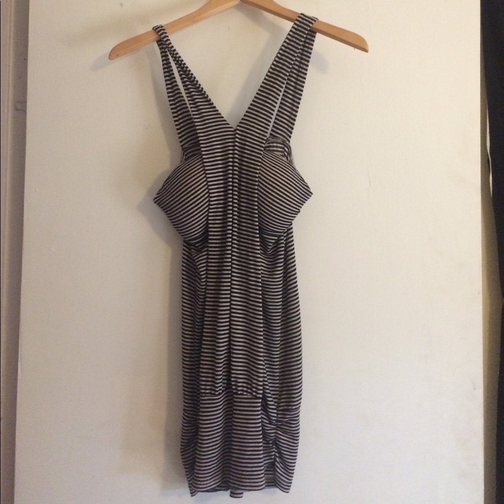 Blue Sketch Striped Top