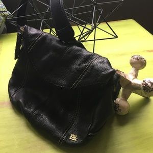 👜The Sak black leather shoulder strap purse👜