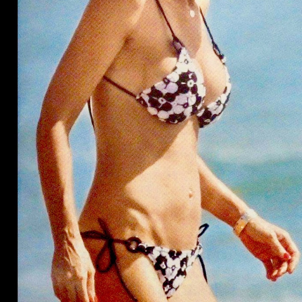 Flavia Padovan Swimwear Triangle Bikini Floral