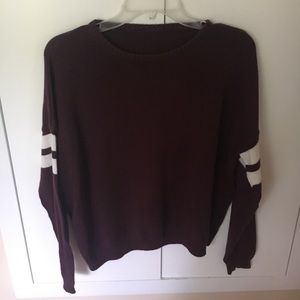 maroon sweater