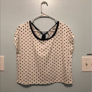 polka dot shirt