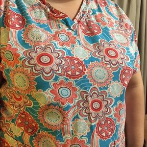 Women's 2XL Scrub Top