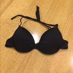 Victoria Secret push up black bathing suit top👙☀️