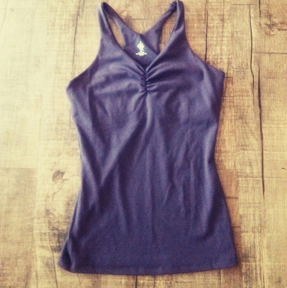 Prana breathe racerback yoga tank top purple