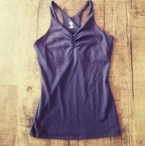 Prana breathe racerback yoga tank top purple