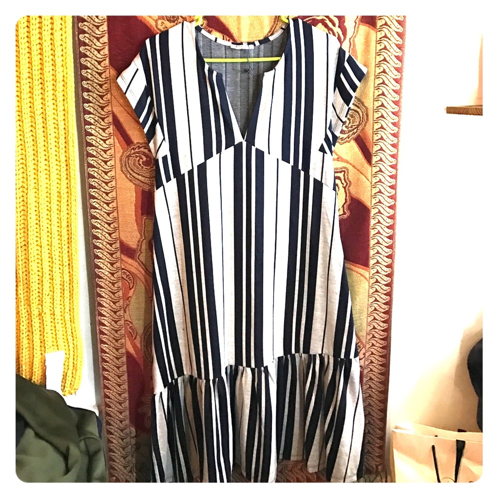 Zara ruffle bottomed dress