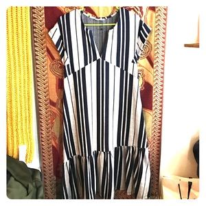 Zara ruffle bottomed dress