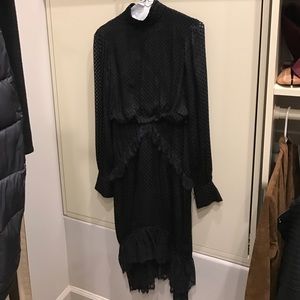 Black flattering dress