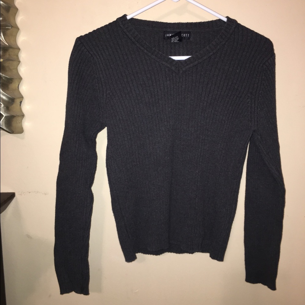 Jamie Scott dark grey sweater