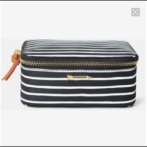 Black stripe jewelry carrying case