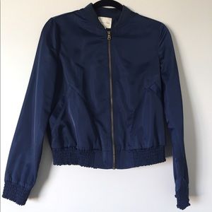 Navy Bomber Jacket